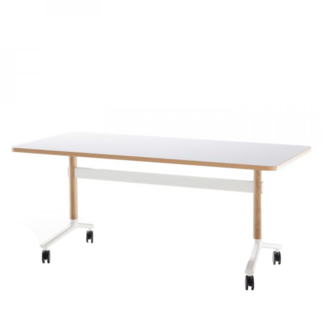 Okidoki Flip Table Single white corner desk australia
